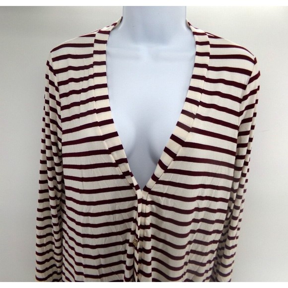 Agnes & Dora favorite cardi Size Small striped button down - Picture 3 of 11